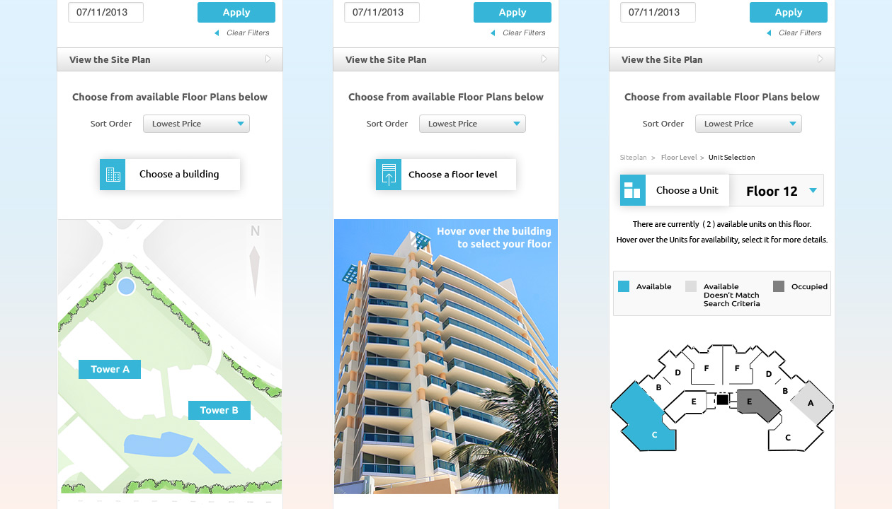 lease star floor plan mobile app-interactive