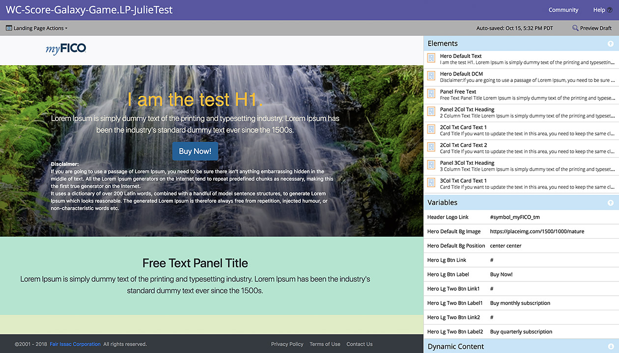 Marketo dynamic template by Julie Peng